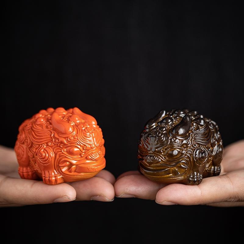 Unique Table Accessories - Color-Changing Resin Tea Pet - Mini