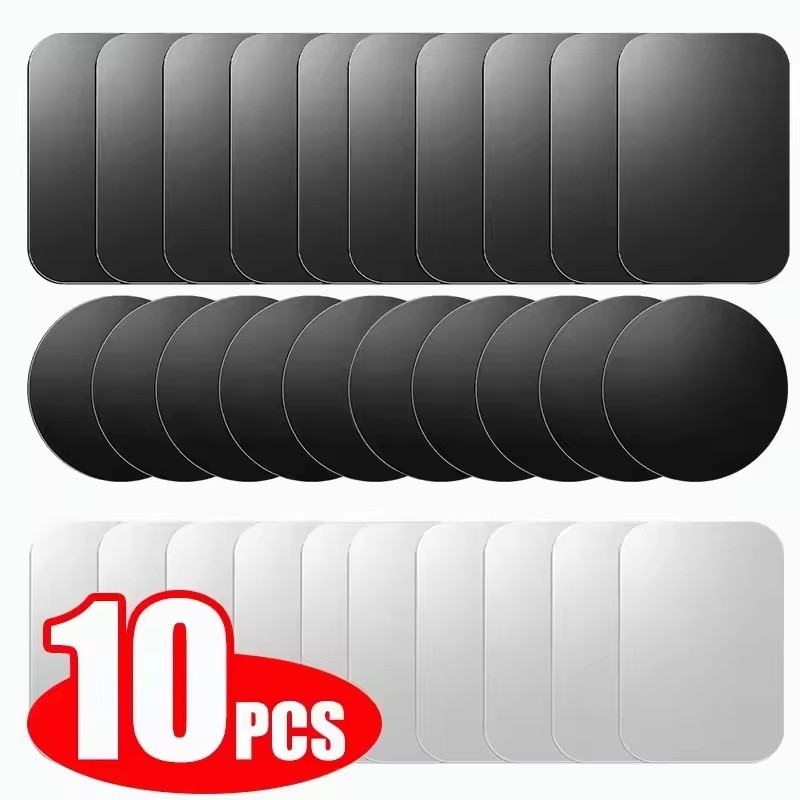Tablet Car Mount - 5/10pcs Magnetic Metal Plate Disk Car