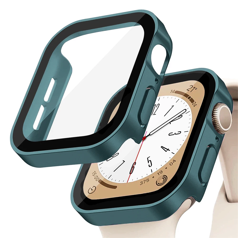 Tablet Accessories For Girls - Glass+cover For Apple Watch case series