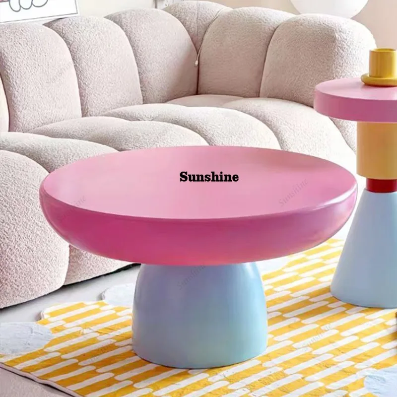 Unique Table Accessories - Standing Round Coffee Table Mini Sweet