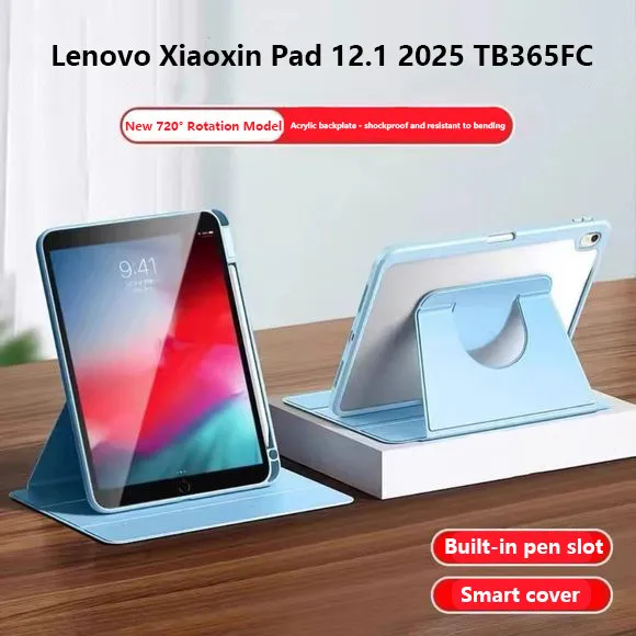 Cidea Tablet Accessories - 360 ° Rotation Acrylic Case For