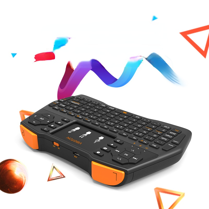 Bluetooth Trackpad - 2.4G Tricolor Backlight Wireless Mouse Remote