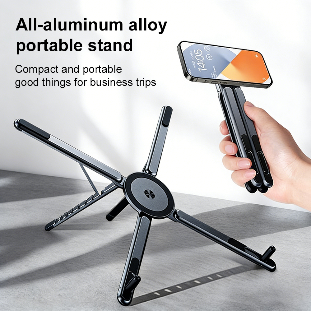 Cooling Stand Tablet - 360° Rotating Magnetic Laptop Stand Adjustable