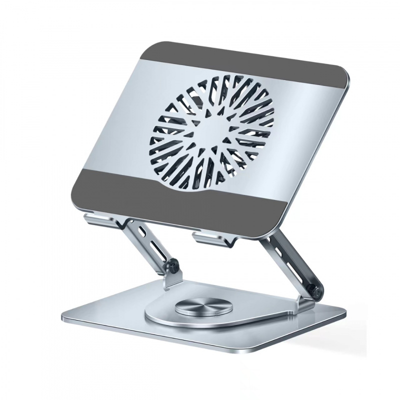 Cooling Stand Tablet - Carbon Steel 360 Rotating Laptop Stand