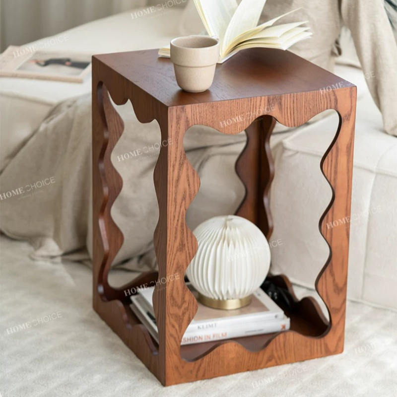 Low Wooden Unique Side Table A - Unique Table Accessories review and price