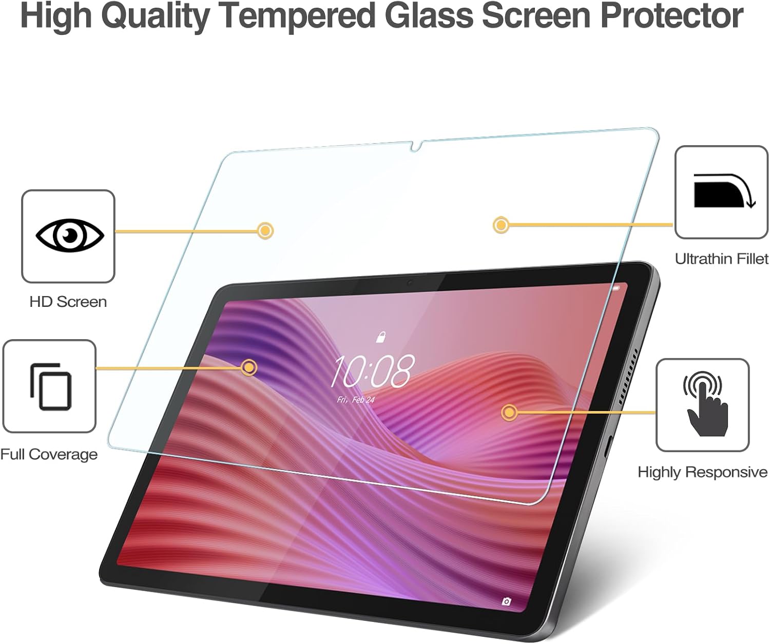 1 PCS 9H Tempered Glass Tablet - Temu Tablet Accessories review and price