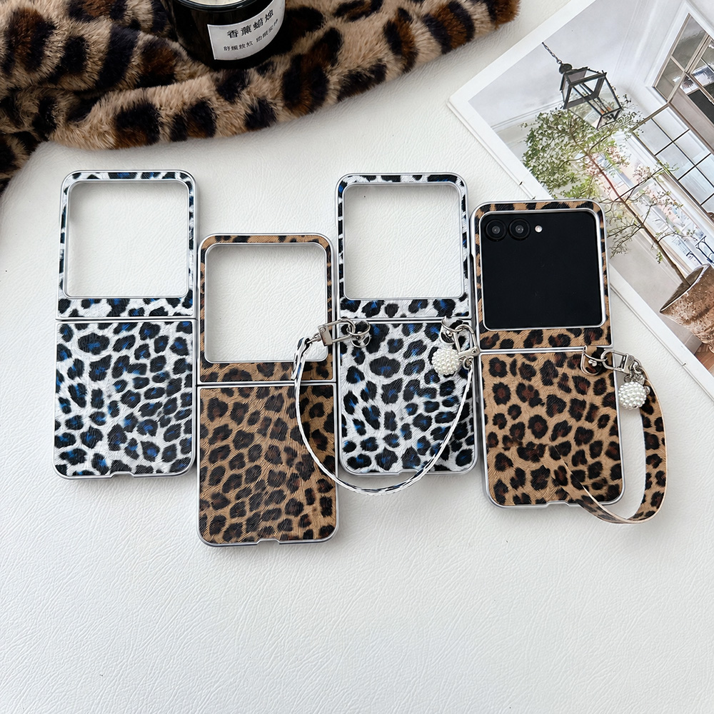 Leopard Print Folding Flip Pho - Tablet Accessories For Girls review and price