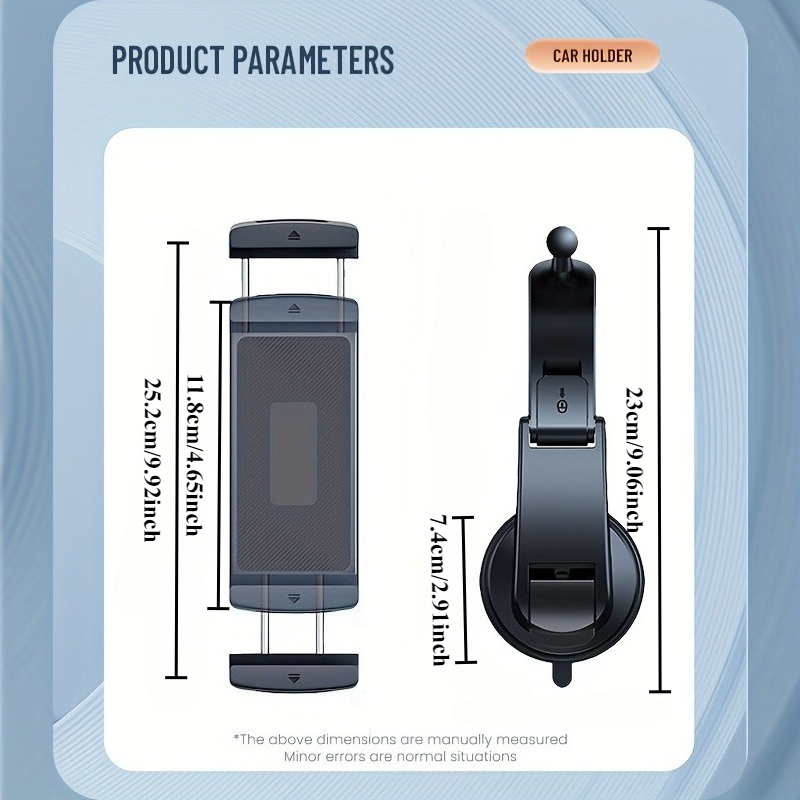 Super strong suction cup type  - Tablet Car Mount review and price