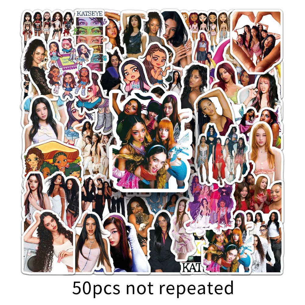 50pcs Girl Group KATSEYE Graff - Tablet Accessories For Girls review and price