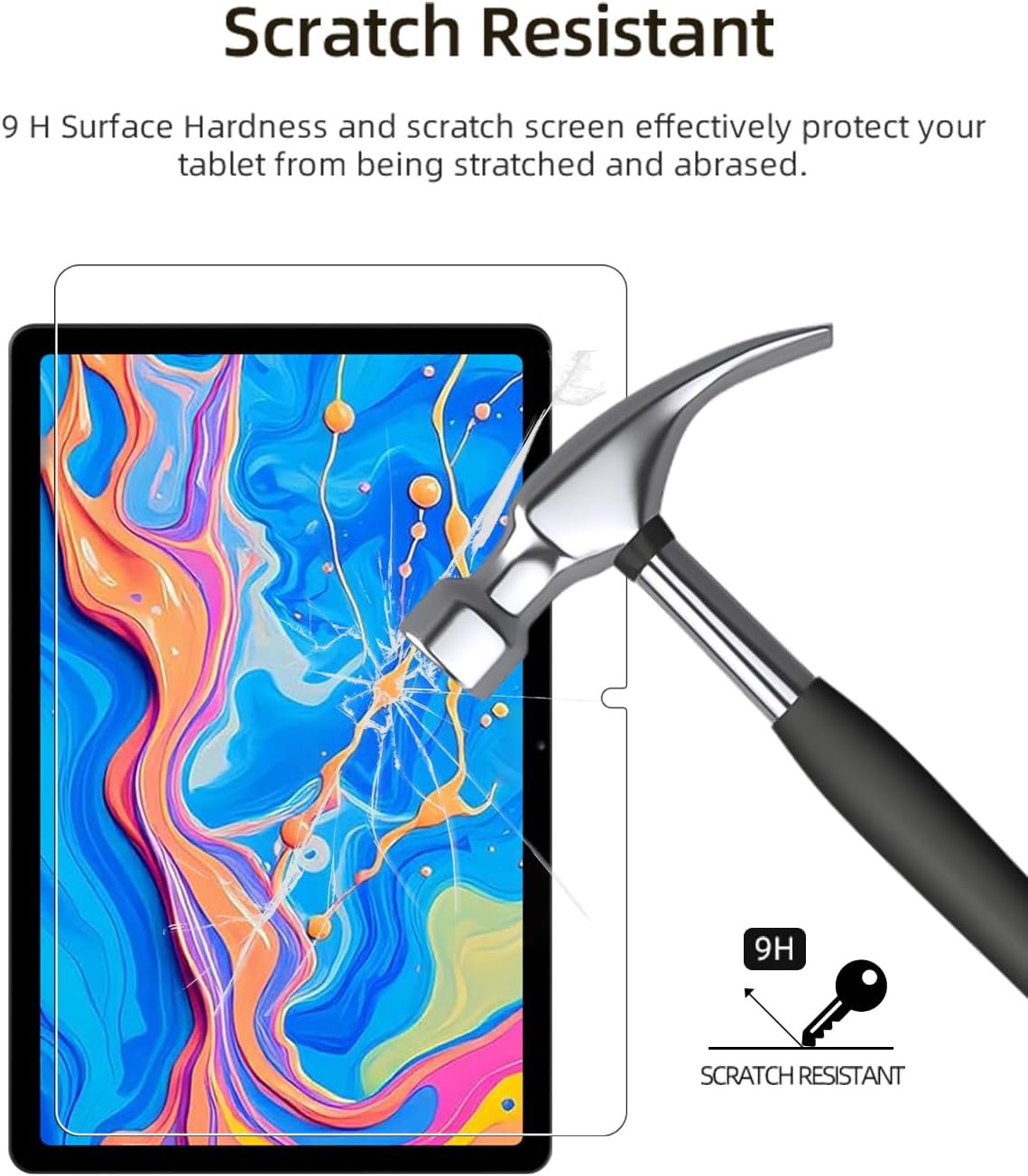 2 PCS 9H Tempered Glass Tablet - Temu Tablet Accessories review and price