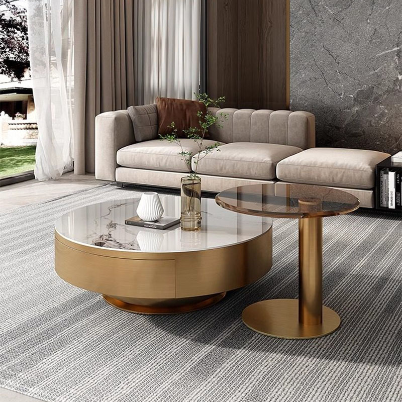 Round Clear Coffee Table Simpl - Unique Table Accessories review and price