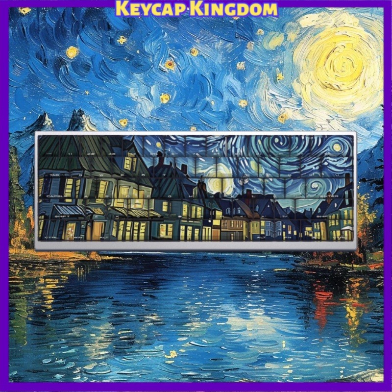 Van Gogh Starry Sky Theme Keyc - Tablet Accessories For Gaming review and price