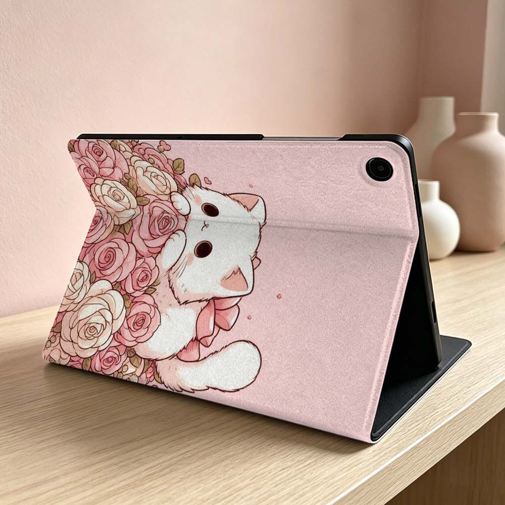 Art Pink Cat Pattern Soft For  - Samsung Tablet S11 Accessories review and price