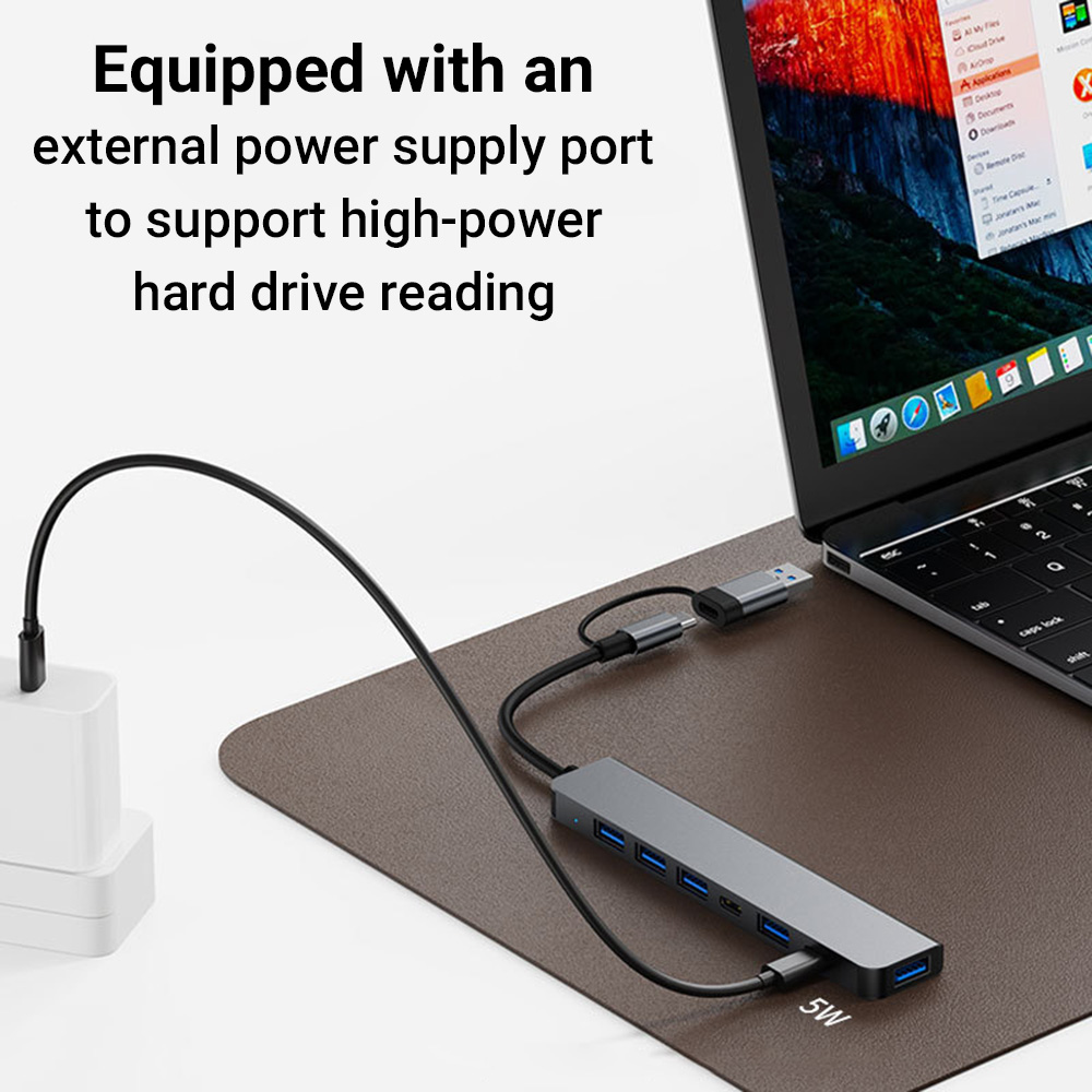 7-in-1 Dual-Head USB-C&USB Doc - Tablet Reading Accessories review and price