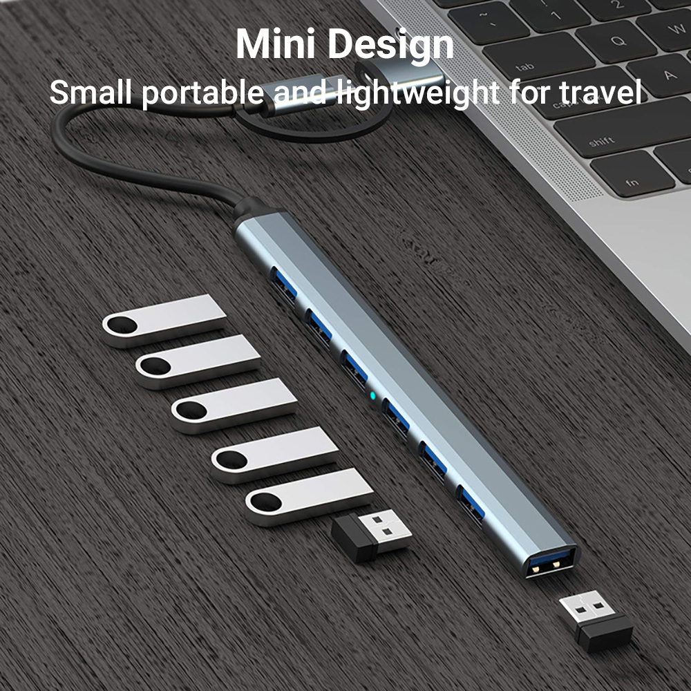 7-in-1 Dual-Head USB-C&USB Doc - Tablet Reading Accessories review and price