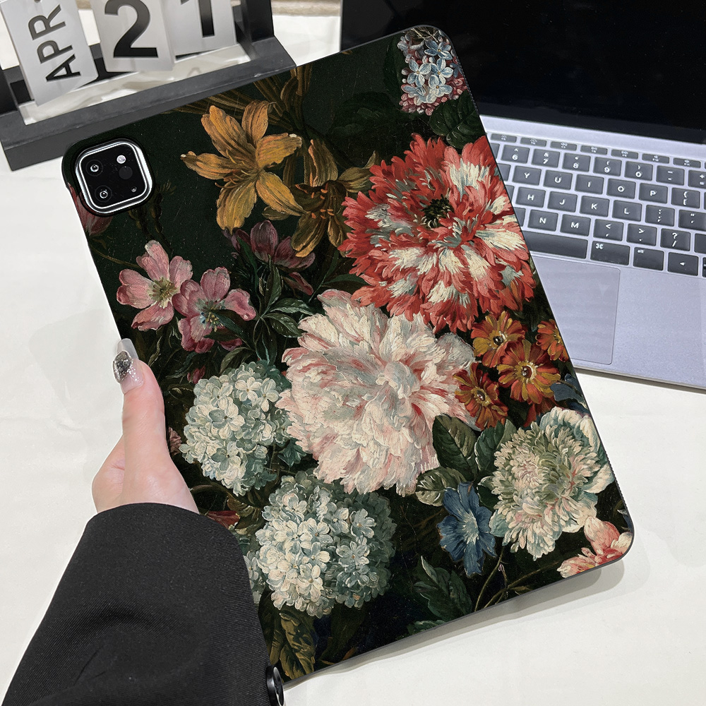Vintage Oil Painting Of Flower - Samsung Tablet S11 Accessories review and price