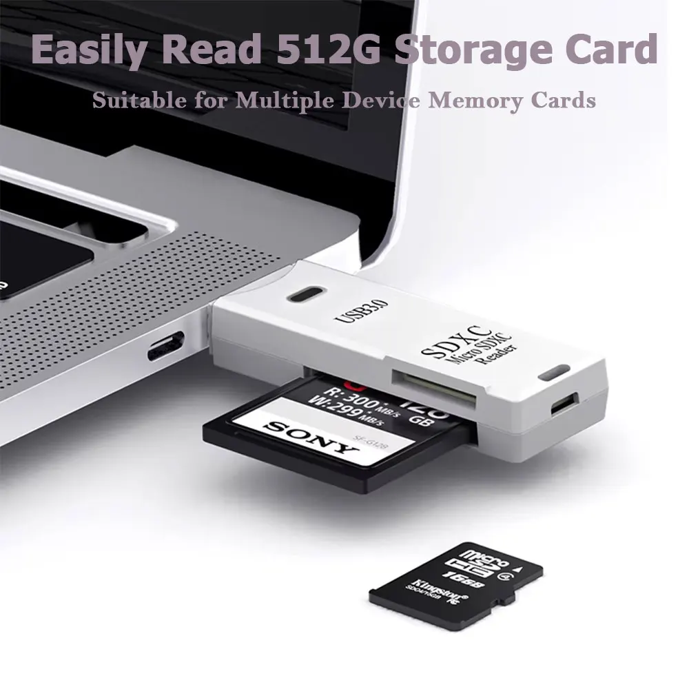 2-in-1 Card Reader USB 3.0/2.0 - Tablet Reading Accessories review and price