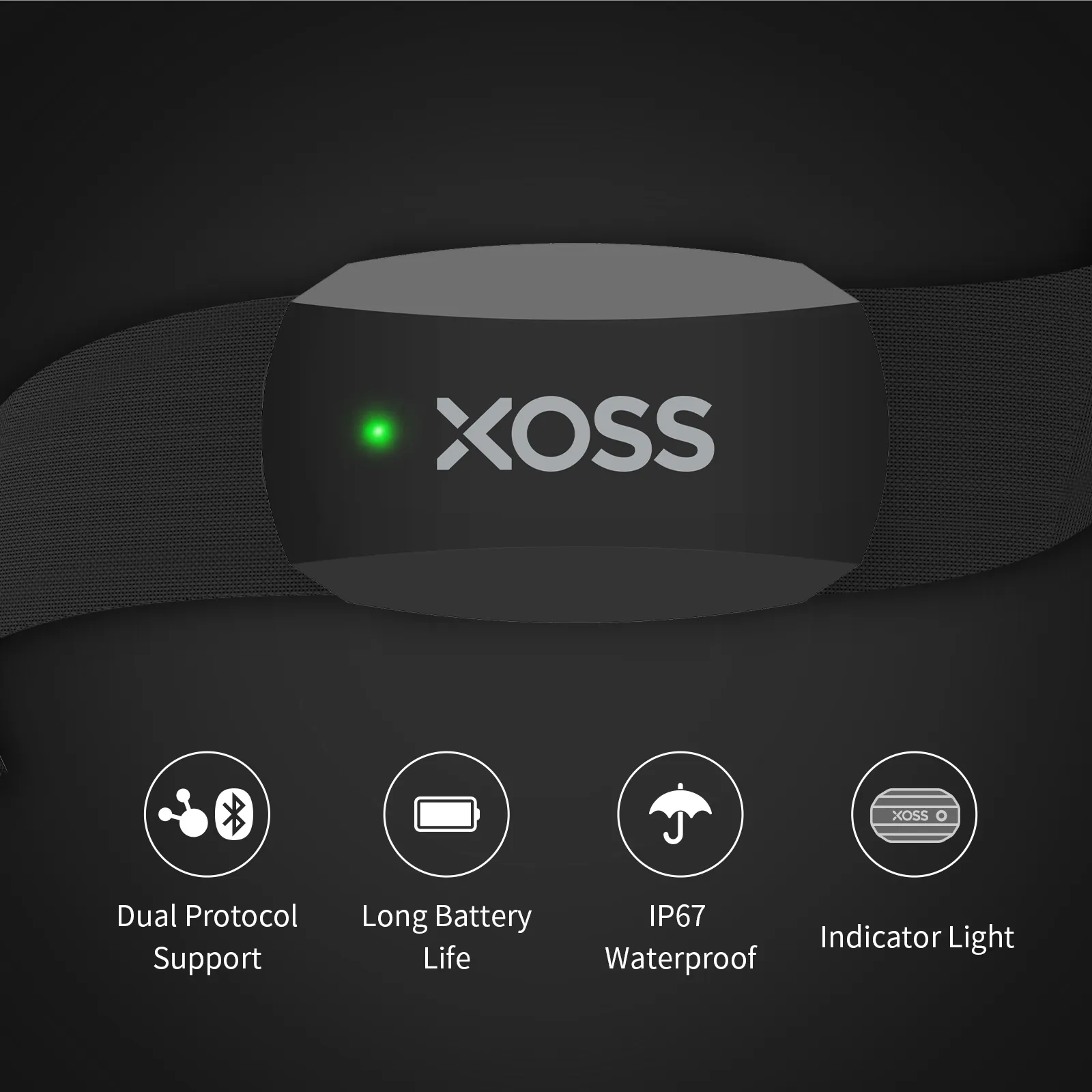 XOSS X2 Chest Strap Heart Rate - Bluetooth Trackpad review and price