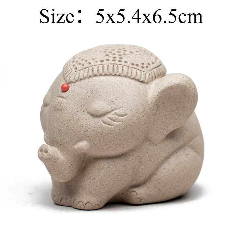 1 PC Purple Clay Peace Elephan - Unique Table Accessories review and price