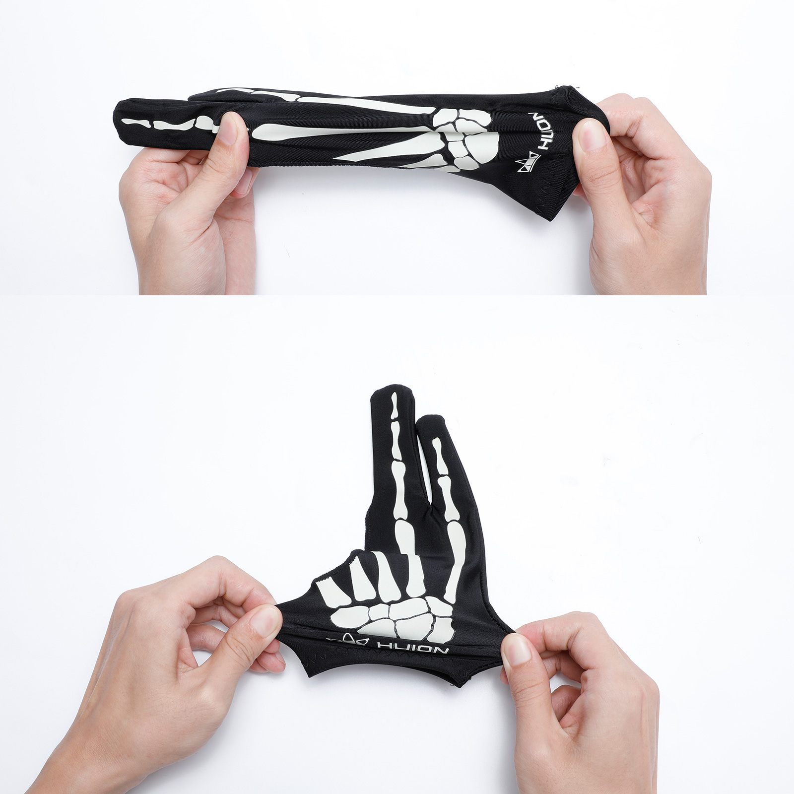Huion Skeleton Glove Two- Fing - Drawing Glove Artist review and price