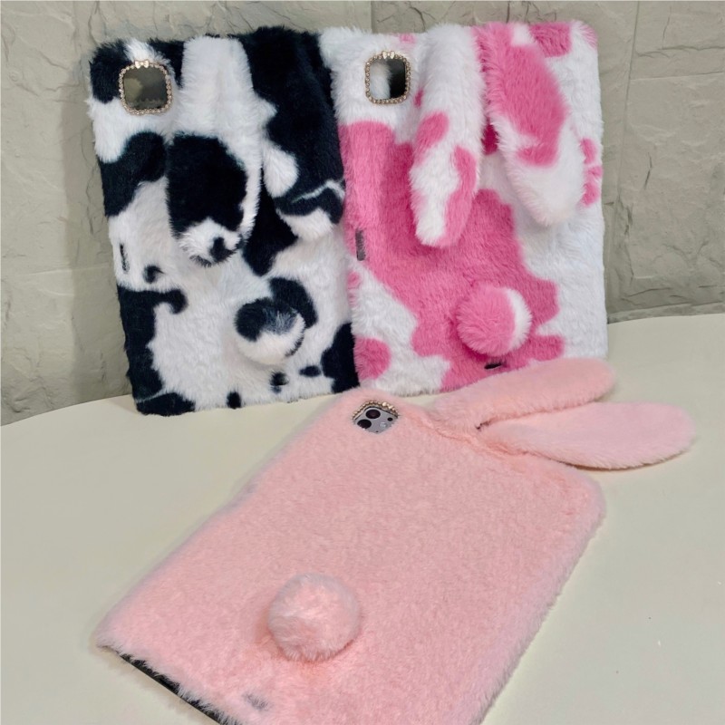 Cow Print Fluffy Bunny Tablet  - Samsung Tablet S11 Accessories review and price