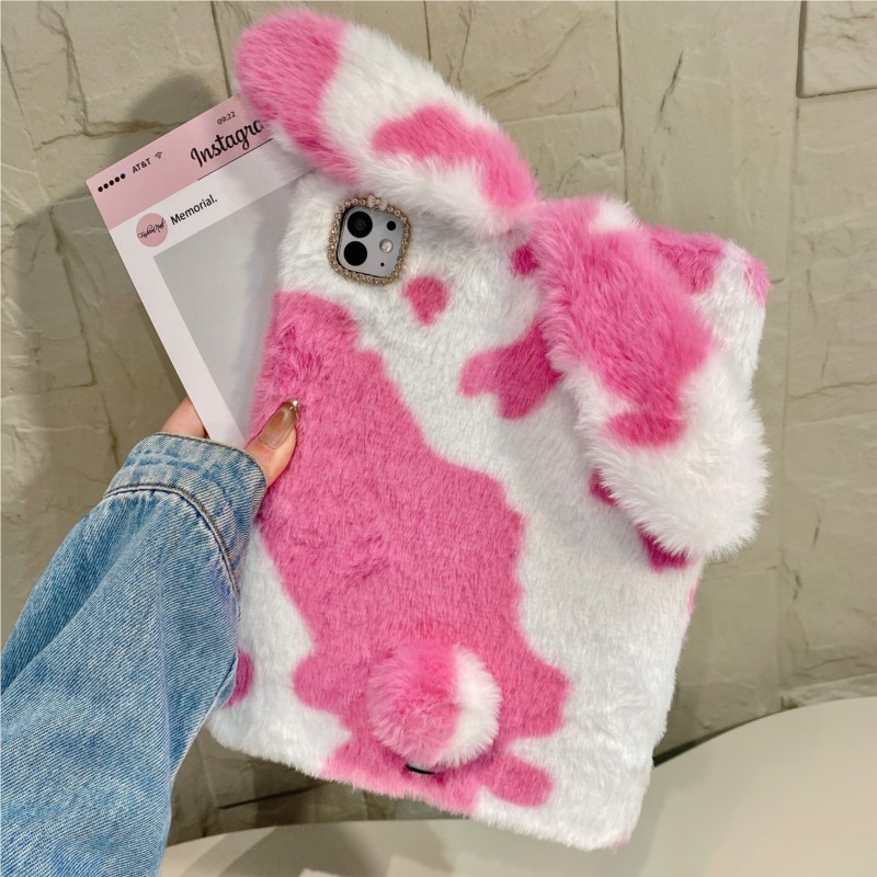 Cow Print Fluffy Bunny Tablet  - Samsung Tablet S11 Accessories review and price