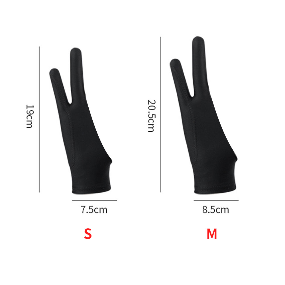 New Anti-touch Two-Finger Anti - Drawing Glove Artist review and price