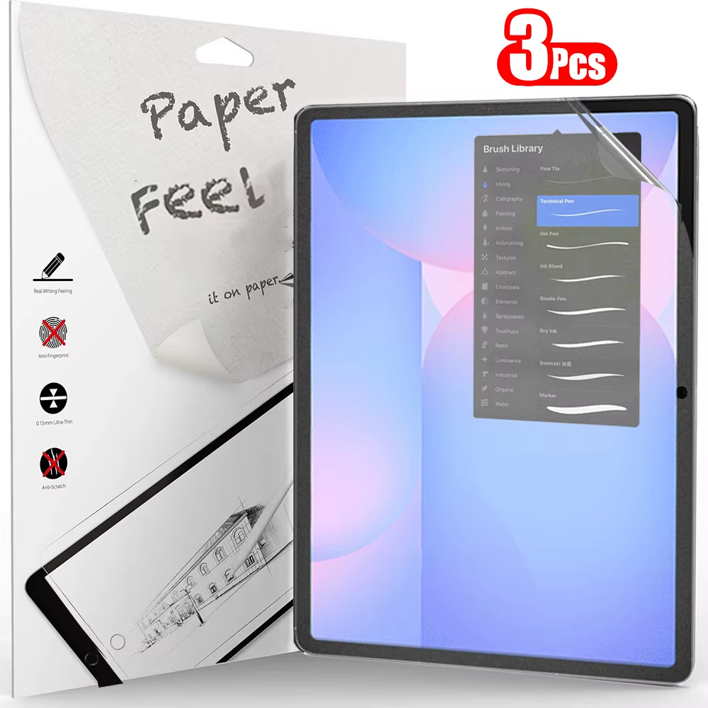 3Pcs Paper Feel Like Screen Pr - Tablet S9 Fe Accessories review and price