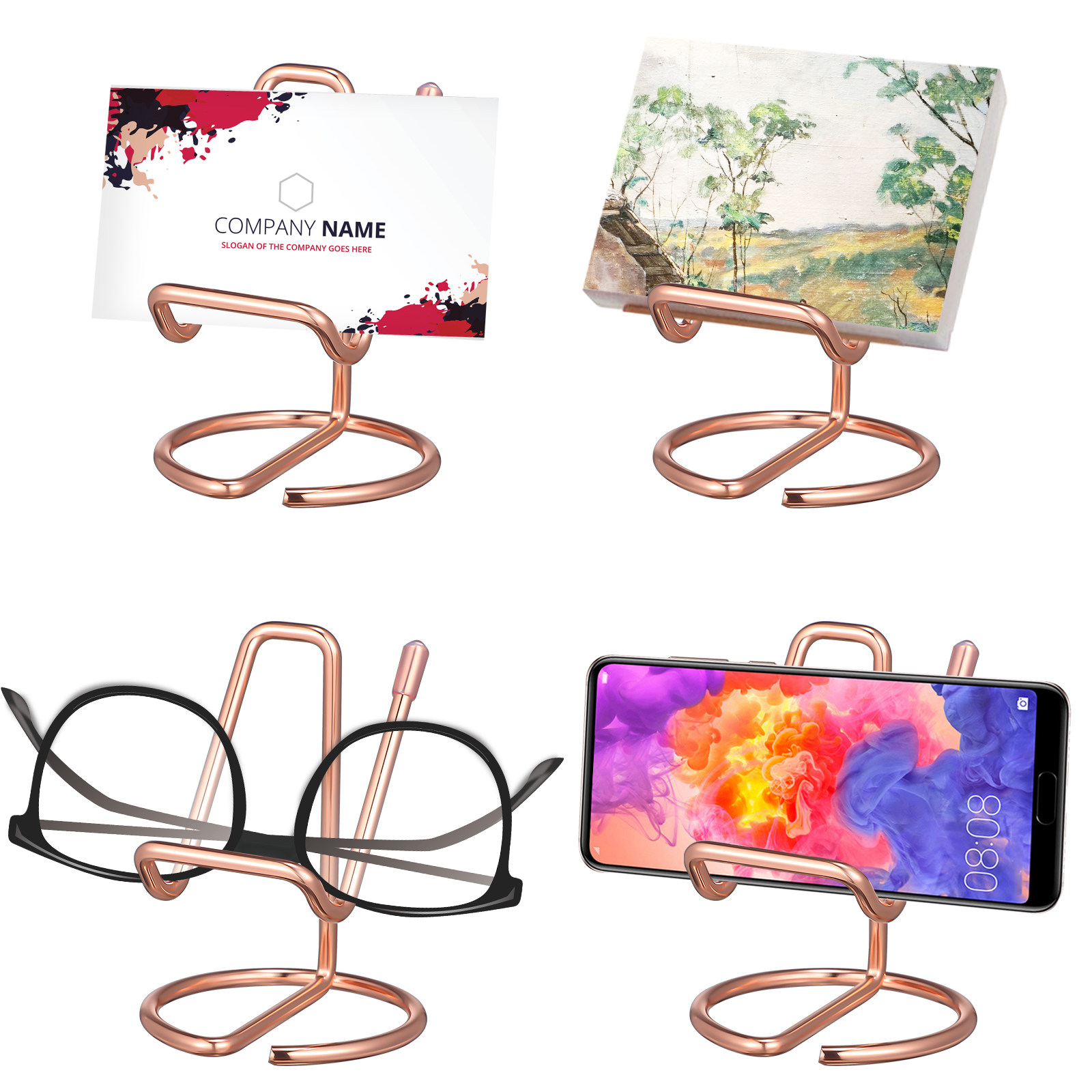 2Pcs Metal Phone Holder Deskto - Tablet Reading Accessories review and price