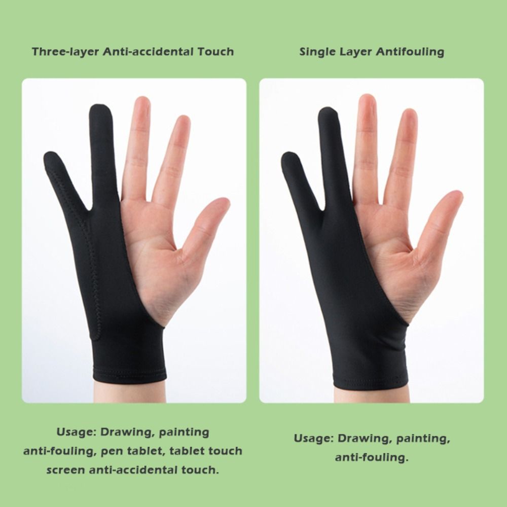 1pcs Simple 1/2 Fingers Painti - Drawing Glove Artist review and price