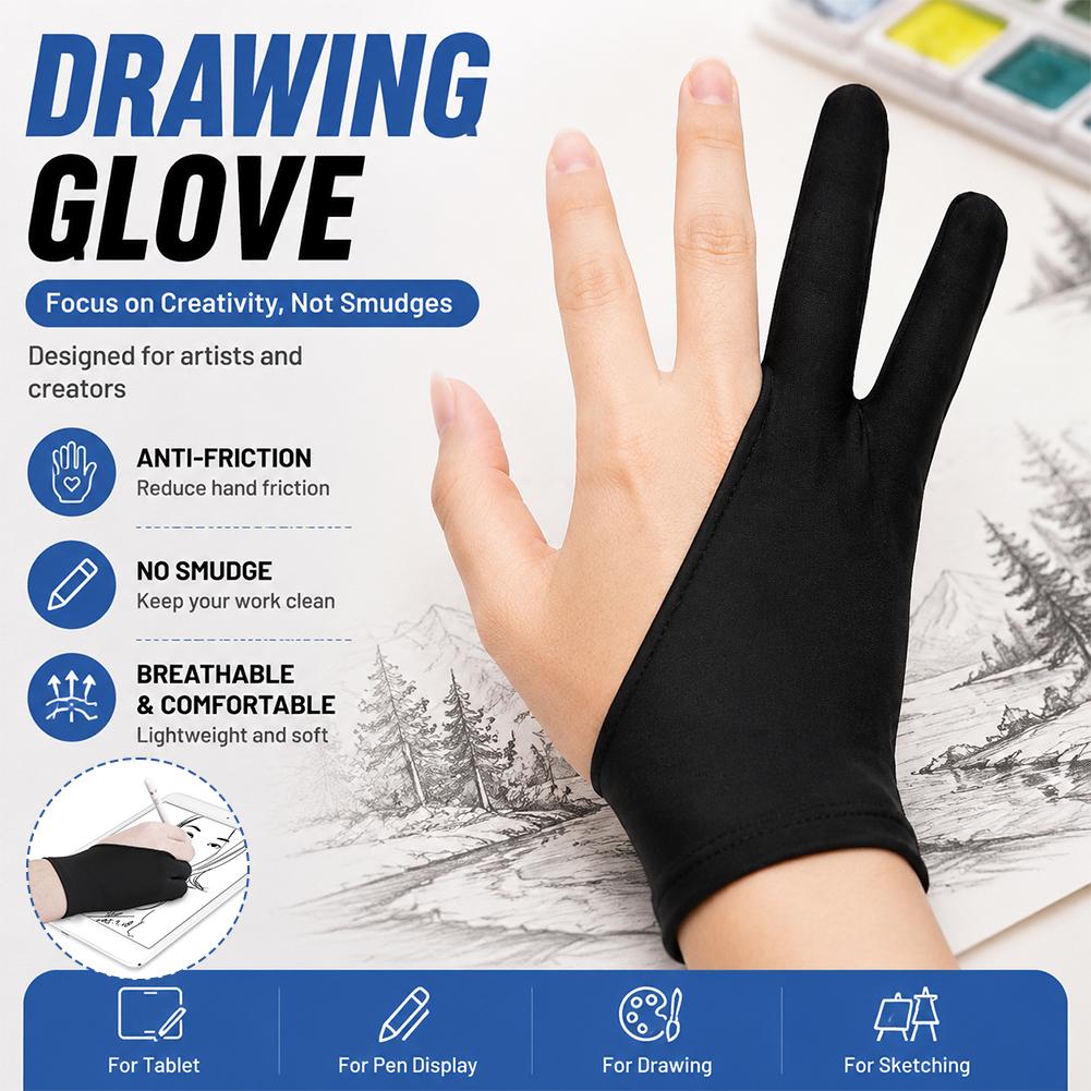Drawing Glove Anti Touch Scree - Drawing Glove Artist review and price