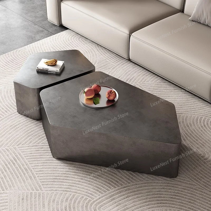 Metal Industrial Coffee Table  - Unique Table Accessories review and price