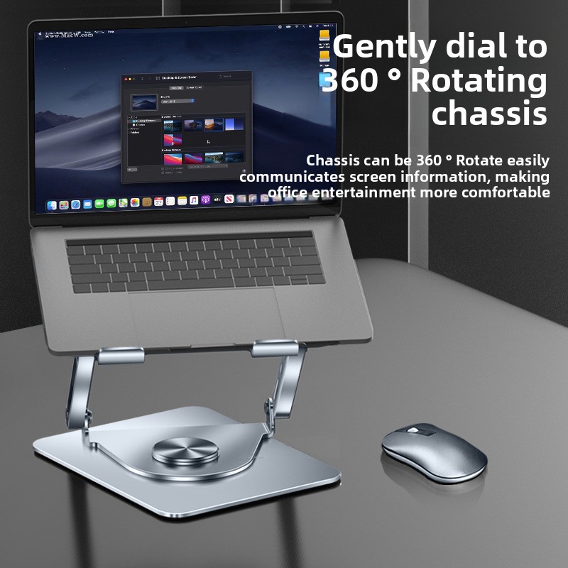 Carbon Steel 360 Rotating Lapt - Cooling Stand Tablet review and price